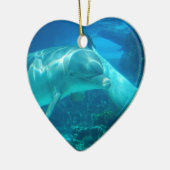Dolfijnen voor het spelen keramisch ornament (Links)