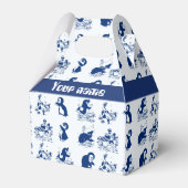 Dolfijnen, walvissen en pinguïns bedankdoosjes (Voorkant Zijde)