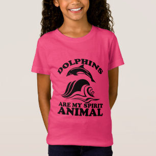 Dolfijnen zijn mijn gedistilleerde dieren t-shirt