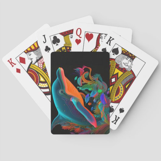 DOLFIJNEN ZWEMMEN #4 POKERKAARTEN (Achterkant)
