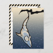 dolfijnencocoon briefkaart (Voorkant / Achterkant)