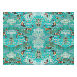 Dolfijnendromen Aboriginal Art Tafelkleed