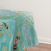 Dolfijnendromen Aboriginal Art Tafelkleed (Voorbeeld)