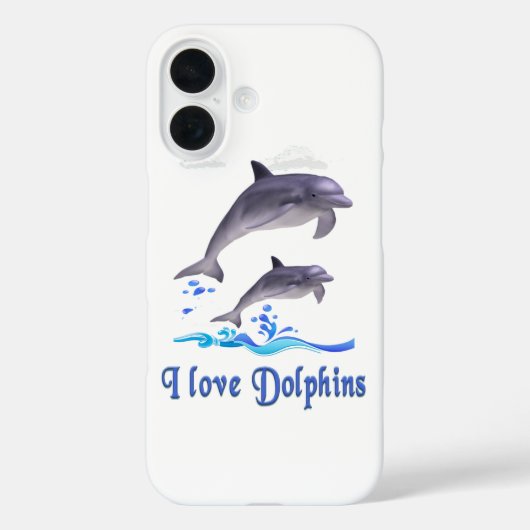 Dolfijnenliefde Case-Mate iPhone Case (Achterkant)