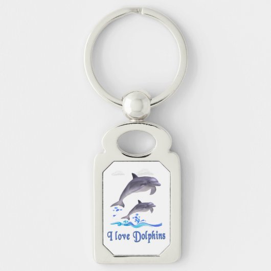 Dolfijnenliefde Sleutelhanger (Voorkant)