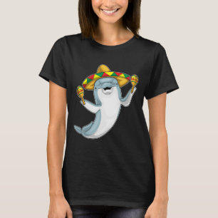Dolfijnenmuzikant Maracas Music T-shirt
