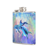 Dolfijnenpaar Flask Heupfles (Links)