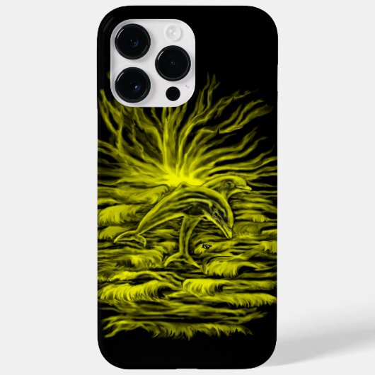 Dolfijnenpaar in de zon Case-Mate iPhone case (Achterkant)