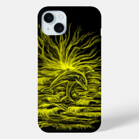 Dolfijnenpaar in de zon Case-Mate iPhone case (Achterkant)