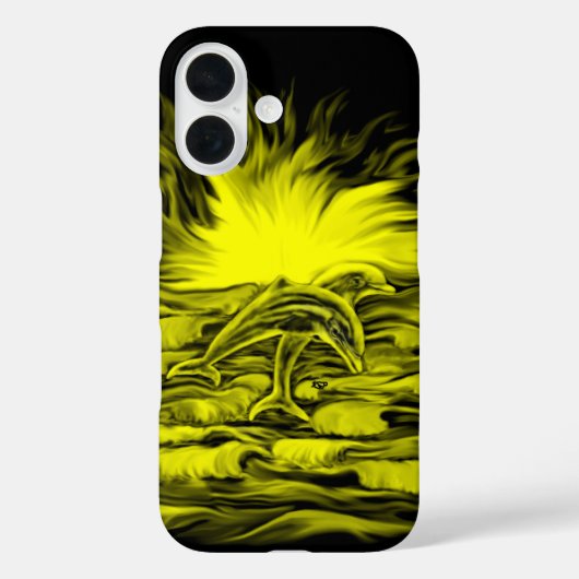 Dolfijnenpaar in de zon Case-Mate iPhone case (Achterkant)