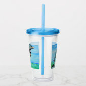 Dolfijnenschilderen Acryl Drinkbeker (Rechts)