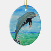Dolfijnenschilderen Keramisch Ornament (Rechts)