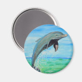 Dolfijnenschilderen Magneet (Voorkant / Achterkant)