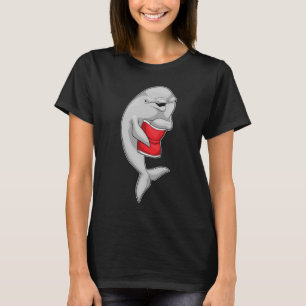 Dolfijnentas van chips t-shirt