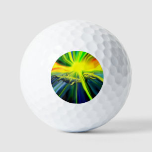 Dolfijnfamilie in de zon golfballen