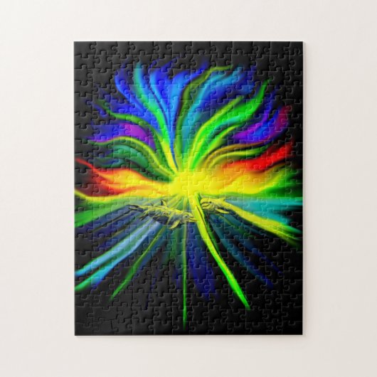 Dolfijnfamilie in de zon legpuzzel (Verticaal)