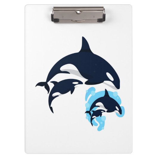 Dolfijnklembord Klembord (Voorkant)
