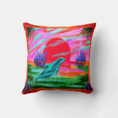 Dolfijnmazig Sierkussen (Achterkant)