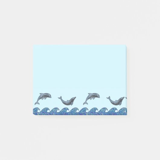 dolfijnmozaïek post-it® notes (Voorkant)