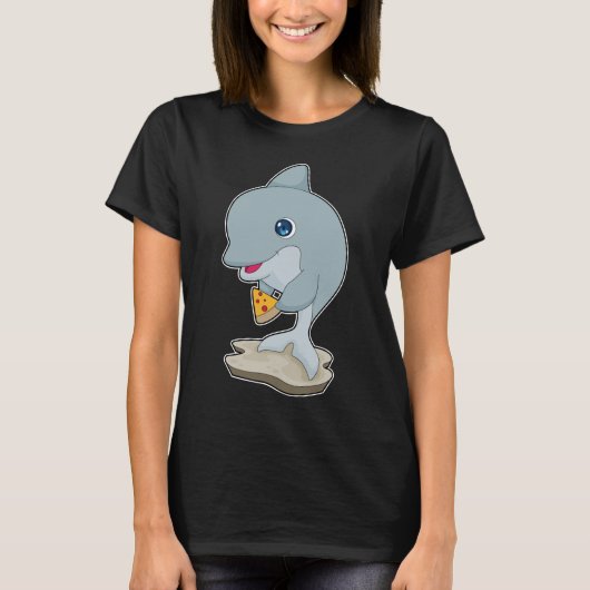 Dolfijnpizza T-shirt (Voorkant)