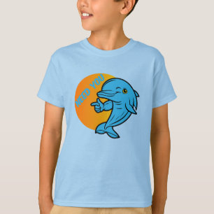 Dolfijnwijzer Neon Splash T-shirt