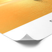 Dolfijnzonsonderstel Poster (Hoek)