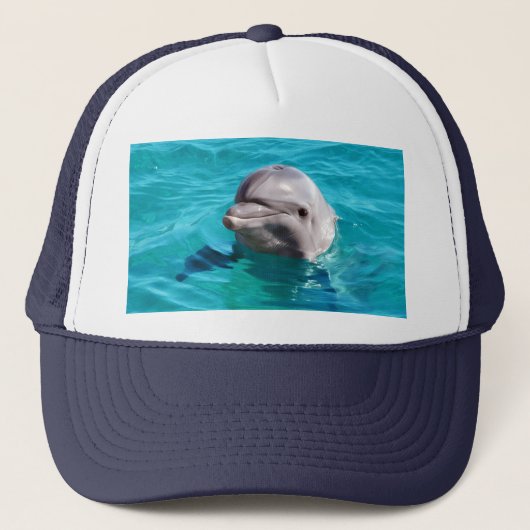 Dolfine in Blue Water Foto Trucker Pet (Voorkant)