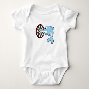 Dolfine in Darts met Dartboard Romper