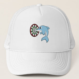 Dolfine in Darts met Dartboard Trucker Pet