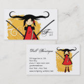 Doll Boutique Visitekaartje (Voorkant / Achterkant)