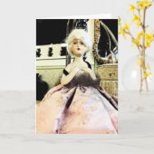 Doll Card Kaart (Gele Bloem)