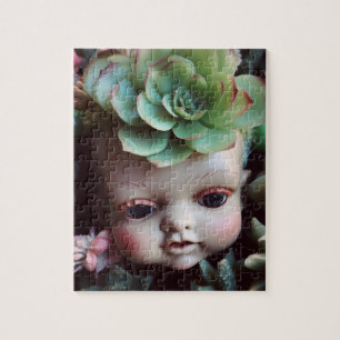 Doll Head in de Succulent Garden Legpuzzel