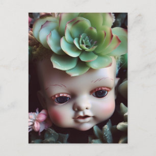 Doll Head in het Briefkaart Succulent Garden