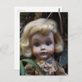 Doll in het Briefkaart Yard (Voorkant / Achterkant)