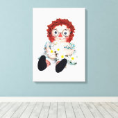 doll met deisies canvas afdruk (Insitu (Houten vloer))