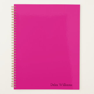 Doll Pink Aangepaste naam Planner