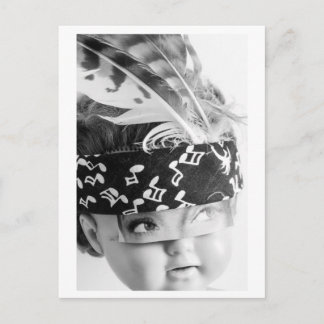 Doll portrait Indian - Mudhead Briefkaart