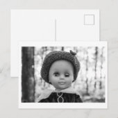 Doll Portrait - Winking Doll Briefkaart (Voorkant / Achterkant)