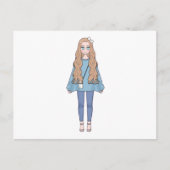 Doll Post Kaart (Voorkant)