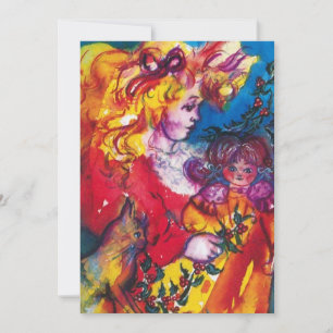 DOLL, rood blauw geel Kaart