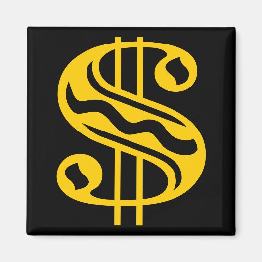 Dollar — Amber Magneet (Voorkant)