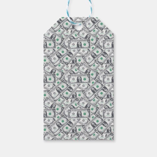 Dollar Bills Cadeaulabel (Voorkant)