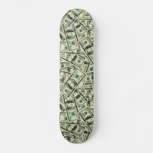 Dollar bills Money Skateboard (Voorkant)