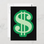 Dollar Briefkaart (Voorkant / Achterkant)