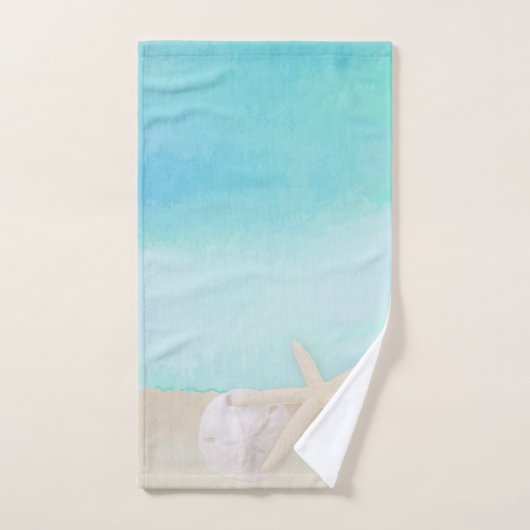 Dollar de l'océan Aquarelle (Serviette à main)
