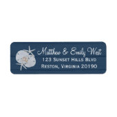 Dollar de poisson Starfish Mariage Étiquettes de a (Devant)