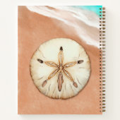 Dollar de sable d'aquarelle sur le Beach Journal (Dos)