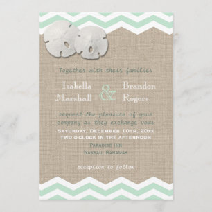 Dollar de sable et faire-part de mariage de