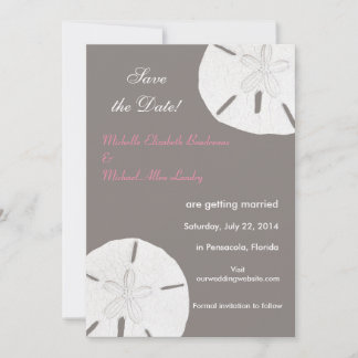 Dollar de Sable Gris Rose Save the Date