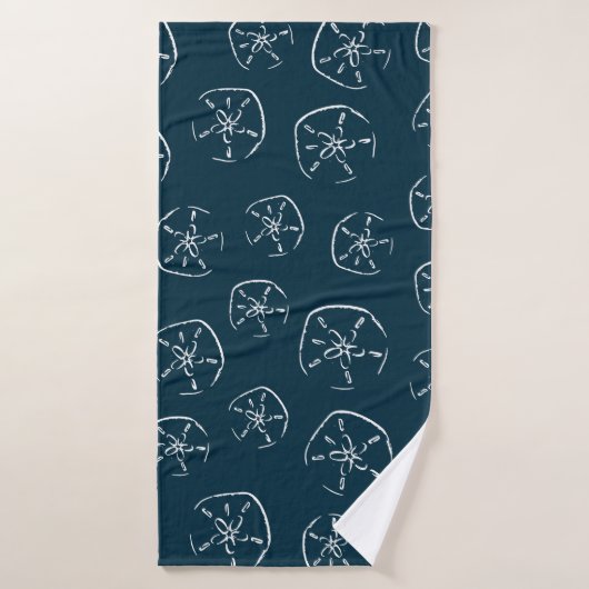 Dollar de sable Motif Dessin Océan Bleu (Serviette de bain)